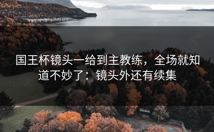 国王杯镜头一给到主教练，全场就知道不妙了：镜头外还有续集