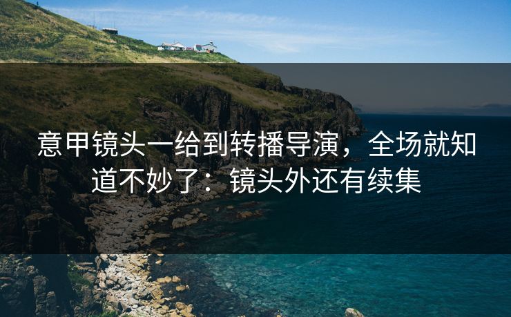 意甲镜头一给到转播导演，全场就知道不妙了：镜头外还有续集